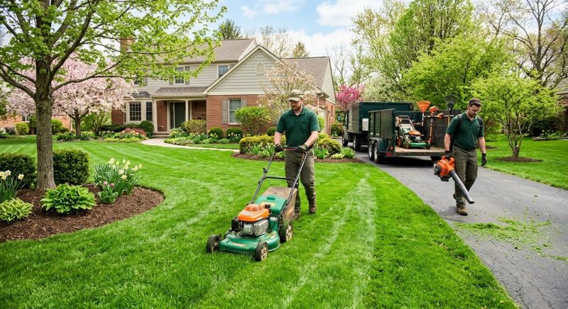 Lawn Mowing and Trimming